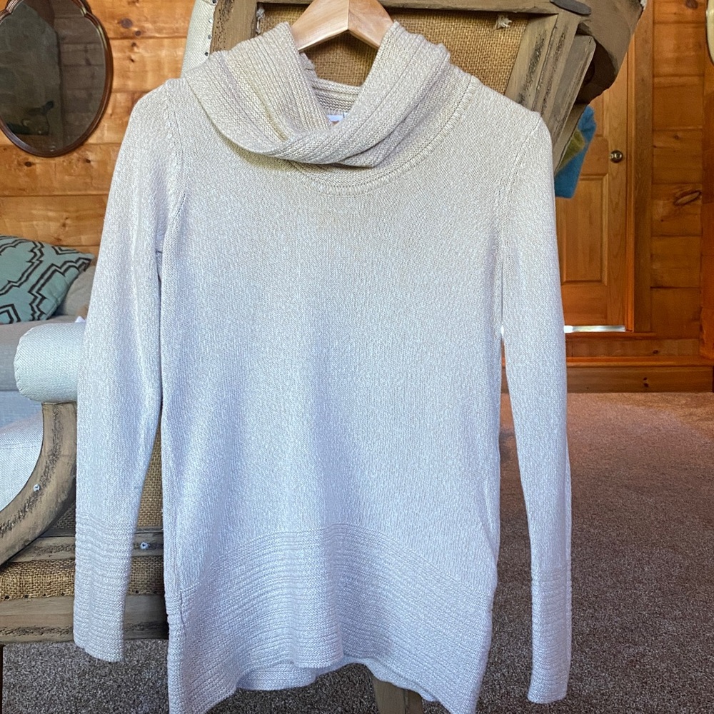 Calvin Klein Tan Knit Sweater (size small)